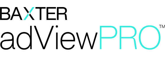 Baxter adViewPRO logo
